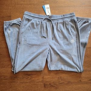 NWT Adidas light blue slim joggers. Size XL.